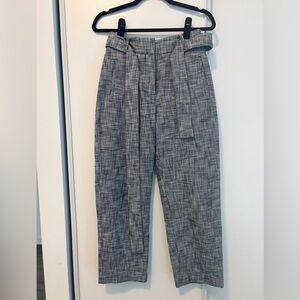 Wilfred Black and White Tie Front Pants